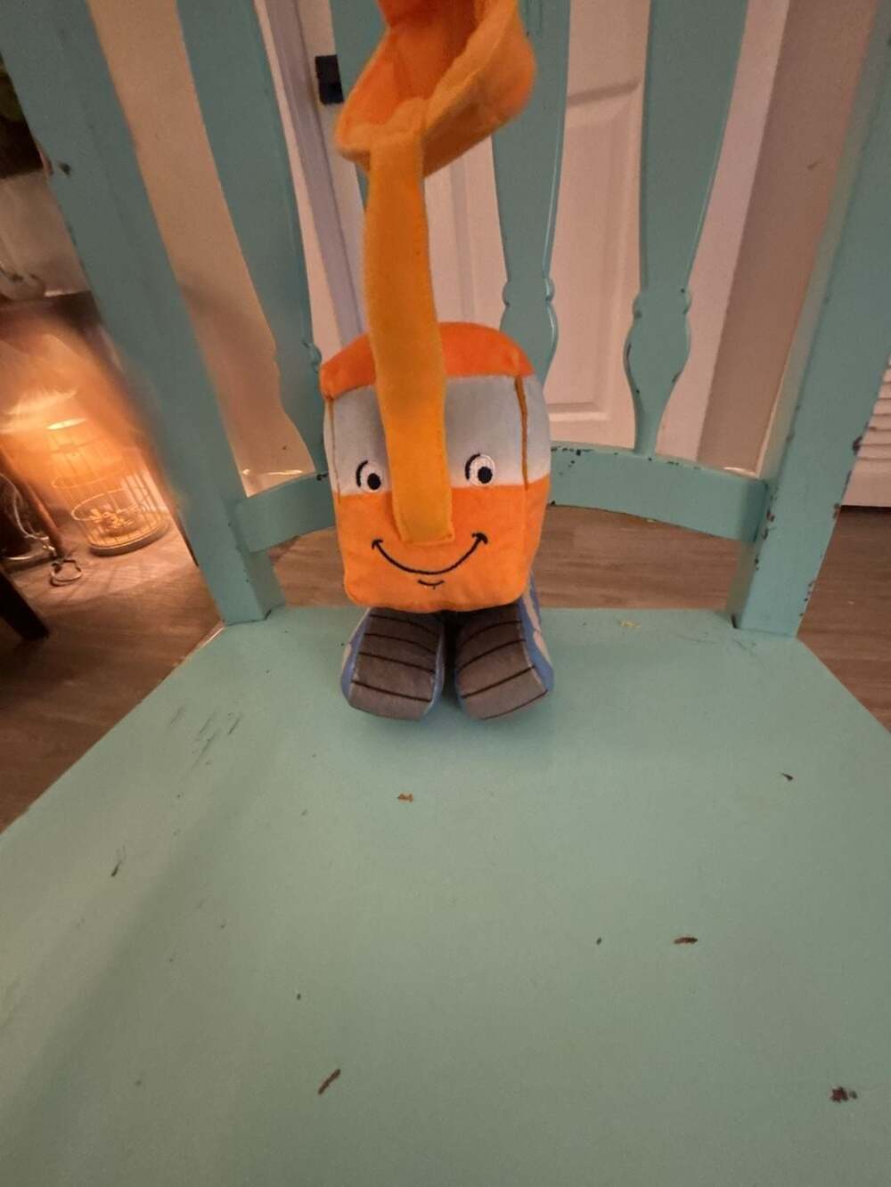 MerryMakers Little Excavator Plush Toy from the book by Anna Dewdney